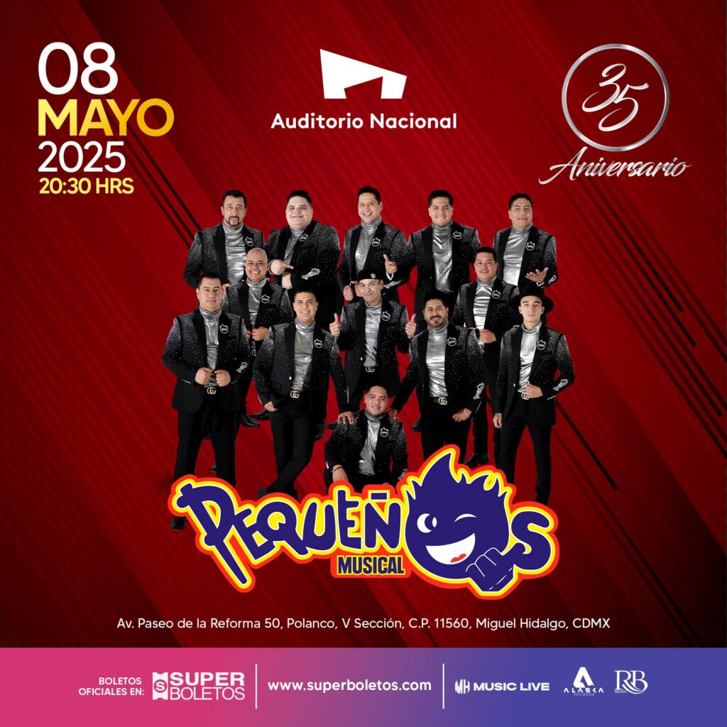 LA BANDA PEQUEÑOS MUSICAL llega por primera vez al Auditorio Nacional en mayo de 2025