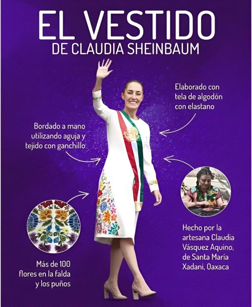 UN VESTIDO, UNA HISTORIA: SHEINBAUM Y LAS MUJERES INDÍGENAS