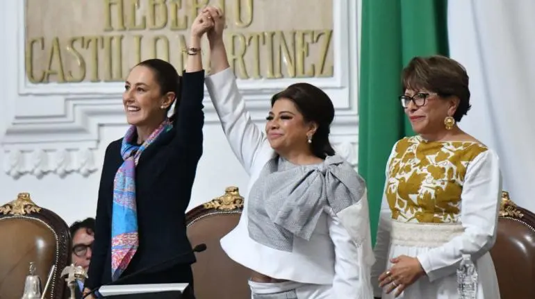 Clara Brugada toma protesta como nueva jefa de Gobierno de la CDMX