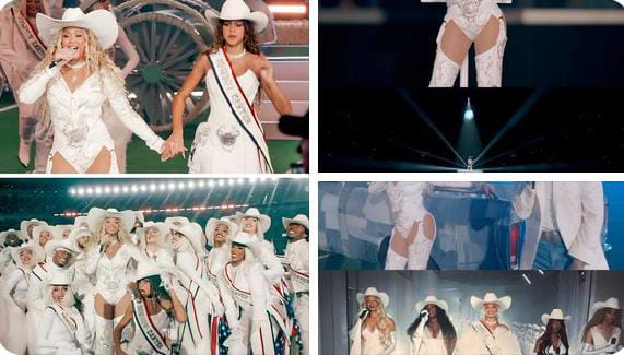 ESPECTACULO INOLVIDABLE EL SHOW DE BEYONCE EN EL MEDIO TIEMPO DEL NFL-NETFLIX.