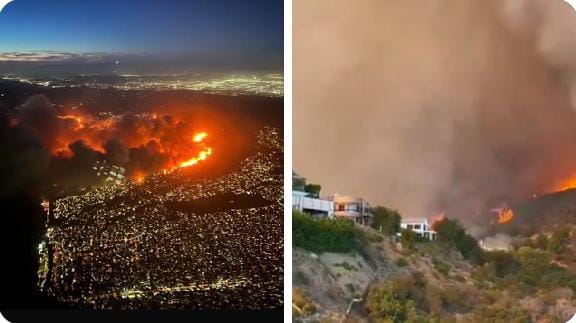 INCENDIOS FORESTALES DEVASTAN LOS ÁNGELES: MÁS DE 150,000 EVACUADOS