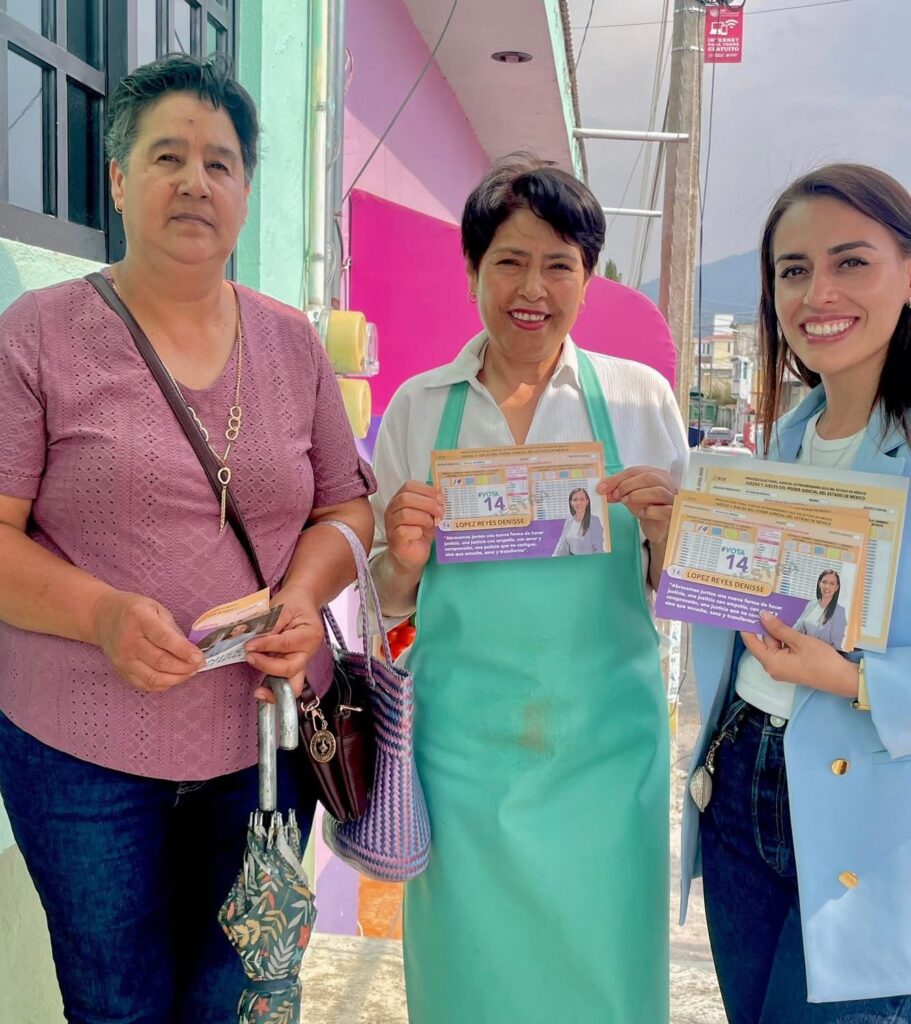 CIERRA CAMPAÑA DENISSE LÓPEZ REYES: LA JUSTICIA QUE ESCUCHA, ENTIENDE Y ABRAZA LAS CAUSAS JUSTAS
