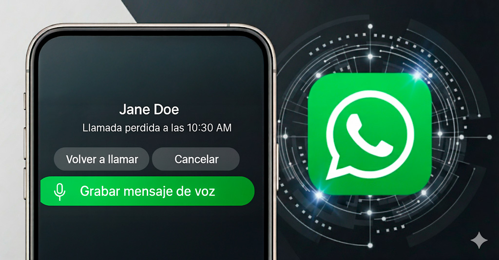 WhatsApp prueba función tipo buzón de voz: ahora puedes dejar mensaje tras llamada perdida