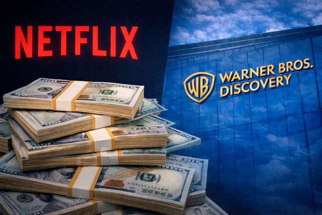 Netflix modifica su oferta por Warner Bros. Discovery y pasa a 100% en efectivo