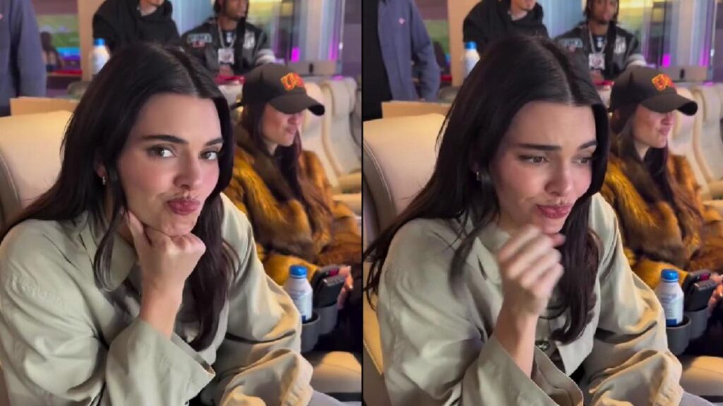 Kendall Jenner reacciona con baile incómodo al show de su ex Bad Bunny en el Super Bowl 2026