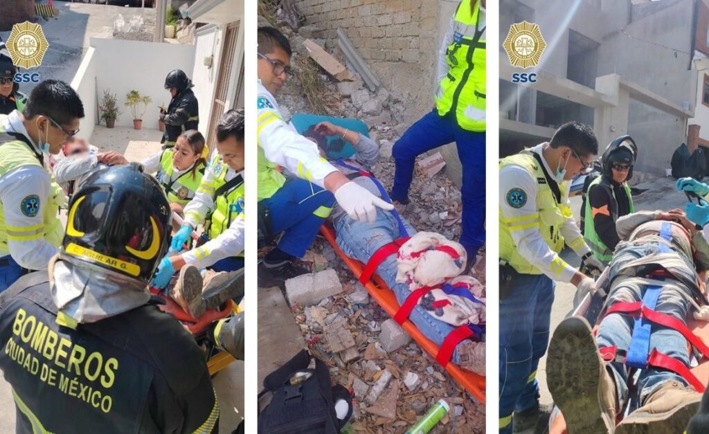 Balacera mortal y rescates de trabajadores marcan jornada en CDMX