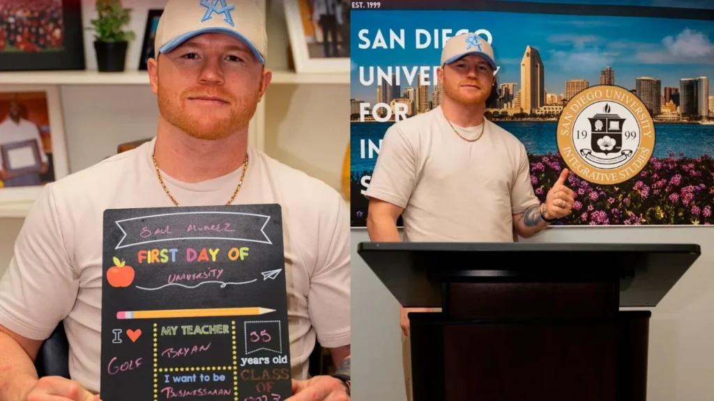 Canelo Álvarez revela que estudiará Administración de Negocios en Universidad de San Diego