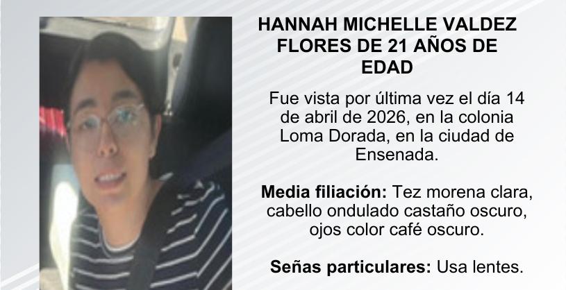 Localizan a menor con ficha de búsqueda del Edomex y buscan a mujer de 21 años