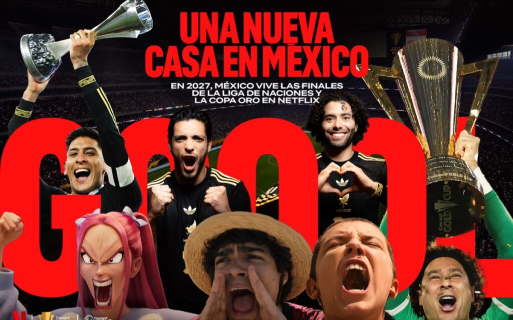 Concacaf y Netflix firman acuerdo de transmisión exclusiva para México