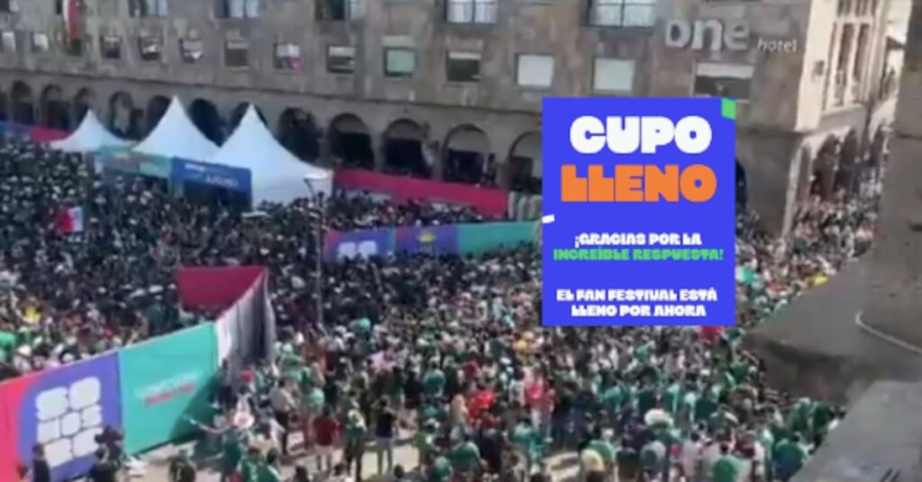 Portazo y caos en Fan Festival de Guadalajara por México vs Corea del Sur
