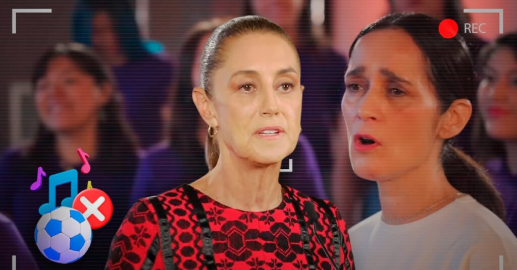 Sheinbaum aclara que canción de Julieta Venegas no es el tema oficial del Mundial 2026