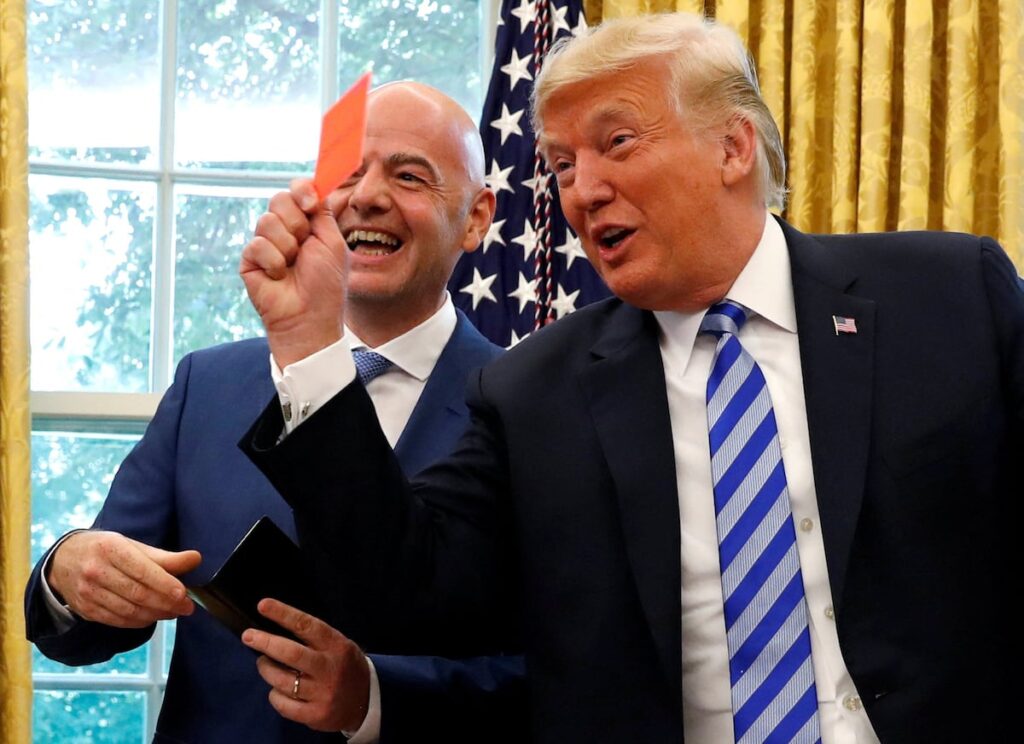 Trump admitió llamar a la FIFA para revisar tarjeta roja de Balogun; órgano judicial retiró sanción