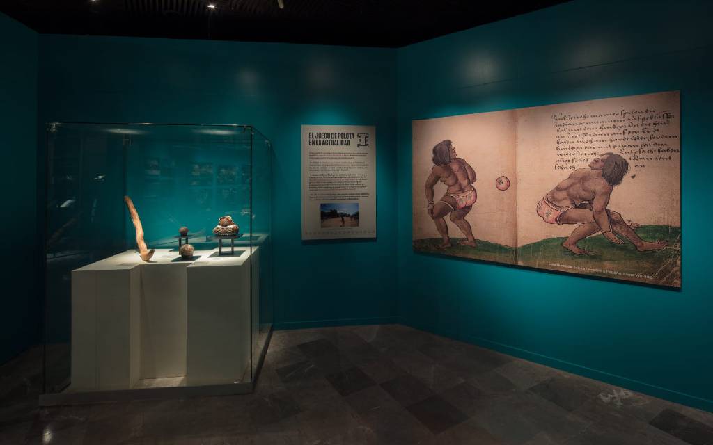 Inauguran en el Templo Mayor exposición sobre el juego de pelota en Tenochtitlan